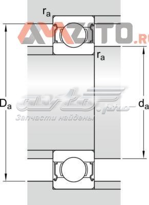 6206-2Z SKF rodamiento caja de cambios