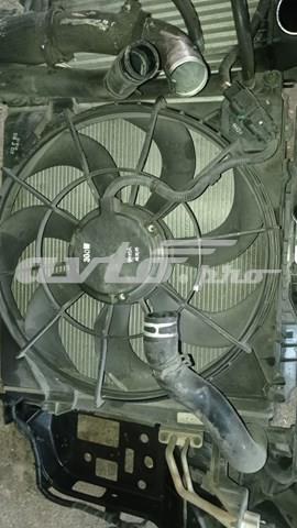 253802P000 Hyundai/Kia difusor de radiador, ventilador de refrigeración, condensador del aire acondicionado, completo con motor y rodete