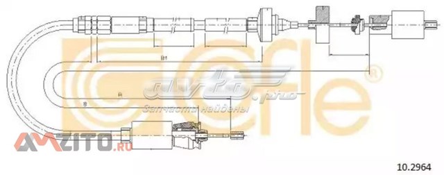 10.2964 Cofle cable de embrague