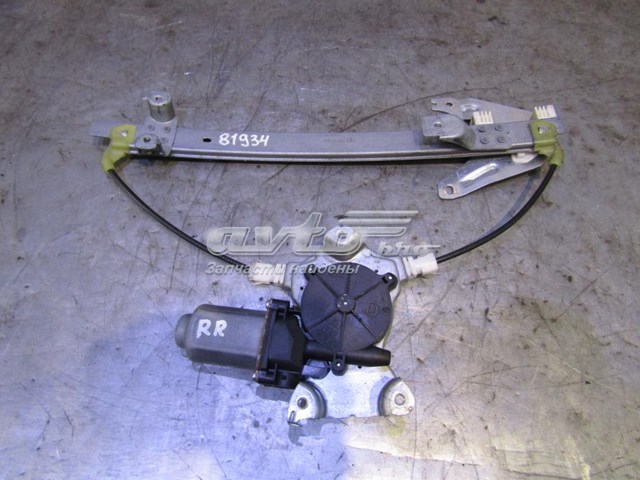 82700AV710 Nissan mecanismo de elevalunas, puerta trasera derecha