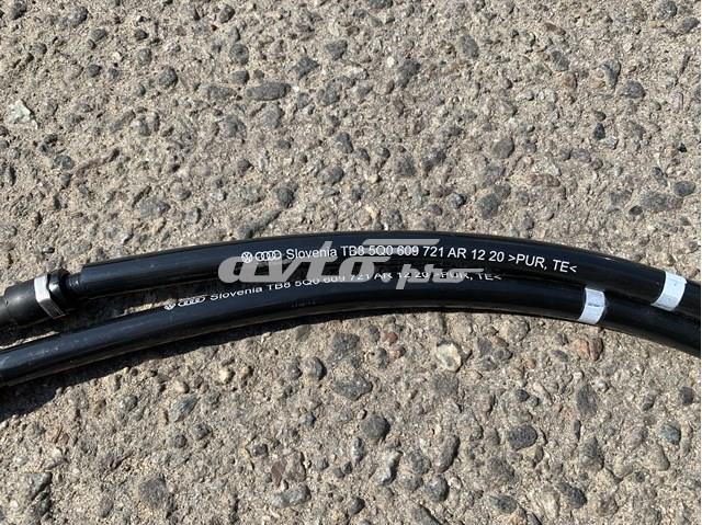 5Q0609721AR VAG cable de freno de mano trasero derecho/izquierdo