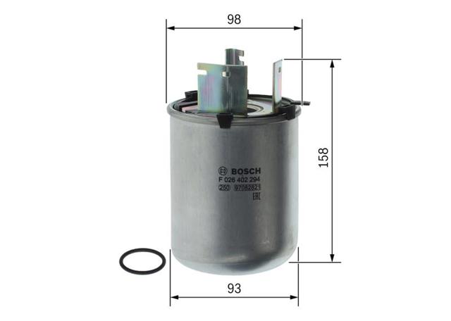 Comprar 164A04BD0C Nissan/Infiniti Filtro diesel