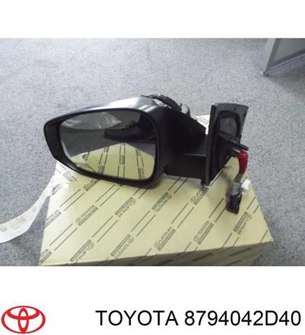Espejo de retrovisor izquierdo 8794042D40 Toyota