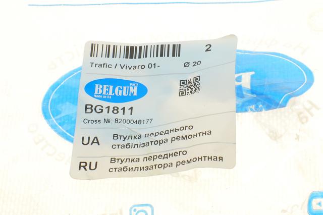 Buje de barra estabilizadora delantera Belgum BG1811 precio, desde 3,37 EUR