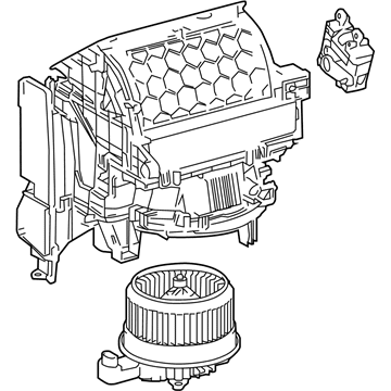 8713078030 Toyota conjunto carcasa de ventilador de la estufa (calentador interno)