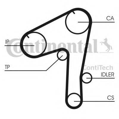 CT1084 Continental/Siemens Correa dentada