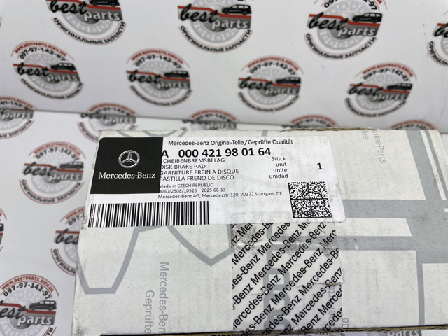 Pastillas de freno traseras A000421980164 Mercedes