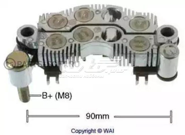 IYR9028 WAI alternador diodo puente rectificador