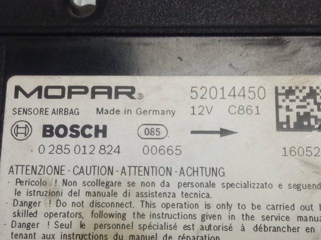 52014450 Fiat/Alfa/Lancia Módulo de control de airbag