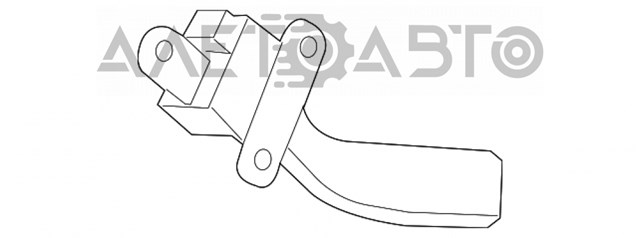 56046094AF Chrysler barra oscilante, suspensión de ruedas delantera, inferior izquierda