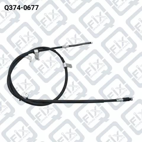 Q374-0677 Q-fix cable de freno de mano trasero izquierdo