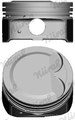 8742480700 Nural Pistón completo para 1 cilindro, segunda reparación (+0,50 mm)