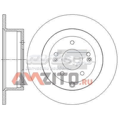 Disco de freno trasero Sangsin SD1082 precio, desde 55,78 EUR