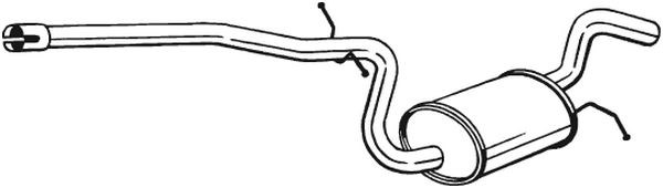 281-961 Bosal silenciador posterior