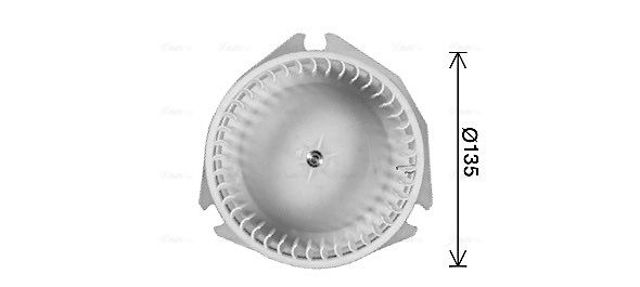 DW8444 AVA motor eléctrico, ventilador habitáculo