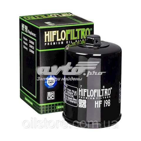 Filtro de aceite HIFLOFILTRO HF198