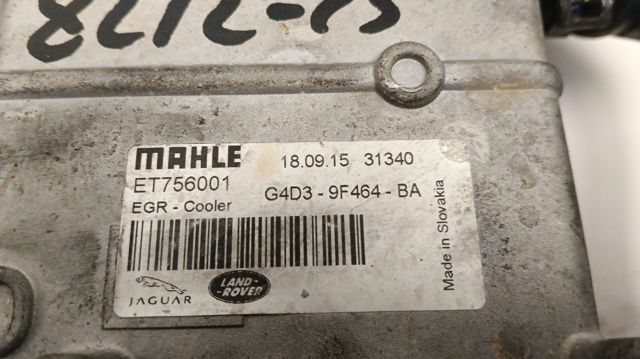 Comprar LR073730 Land Rover Enfriador de recirculación de gases de escape EGR