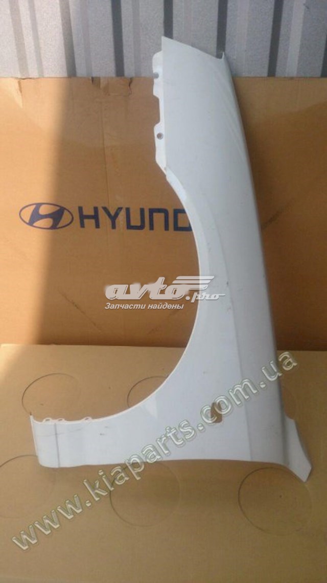 663102D011 Hyundai/Kia guardabarros delantero izquierdo