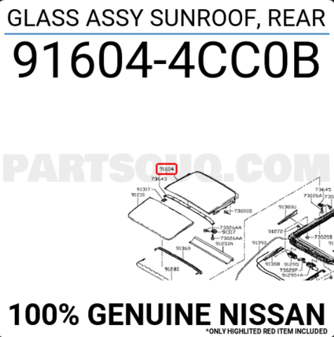  Nissan/Infiniti 916044CC0B