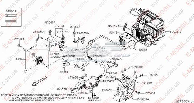 27143-0501RET Eberspracher calentador electro refrigerante