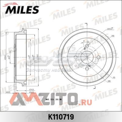 K110719 Miles freno de tambor trasero