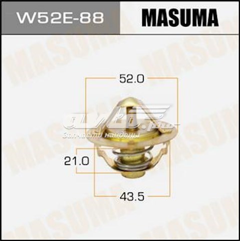 Termostato, refrigerante MASUMA W52E88