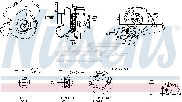 93215 Nissens turbocompresor