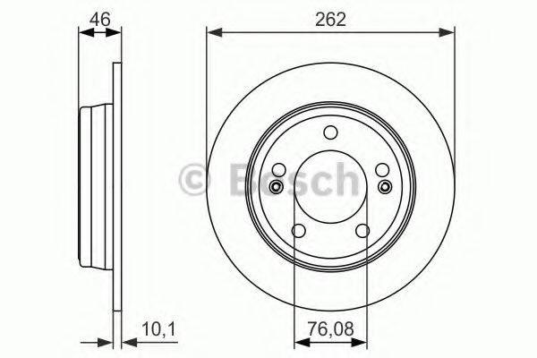 Comprar 986479052 Bosch Disco de freno trasero