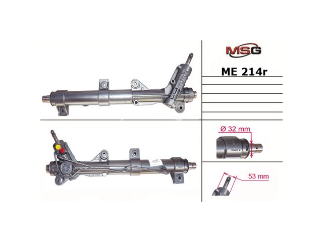 Cremallera de dirección ME214R MSG Rebuilding