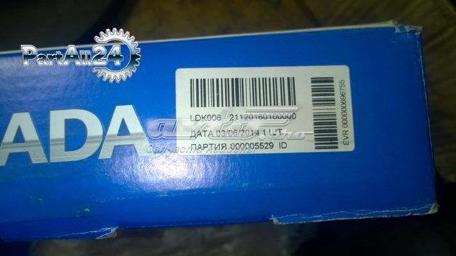 Kit de embrague Lada 21120160100000