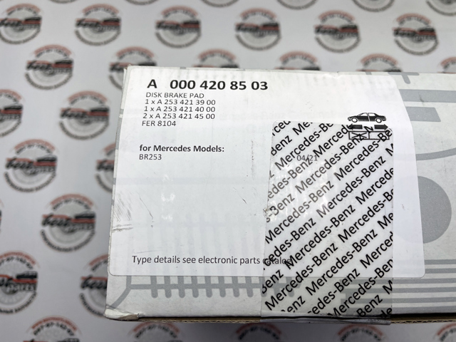 Pastillas de freno 0004208503 Mercedes
