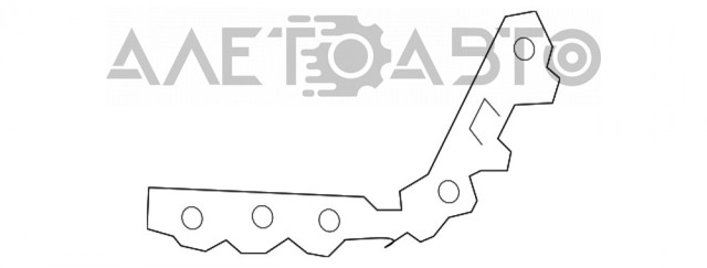 FP 5063 962 FPS soporte de parachoques trasero derecho