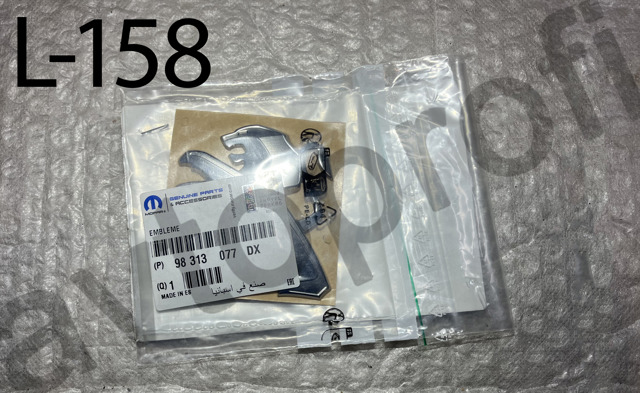 98313077DX Peugeot/Citroen Logotipo de tapa de maletero