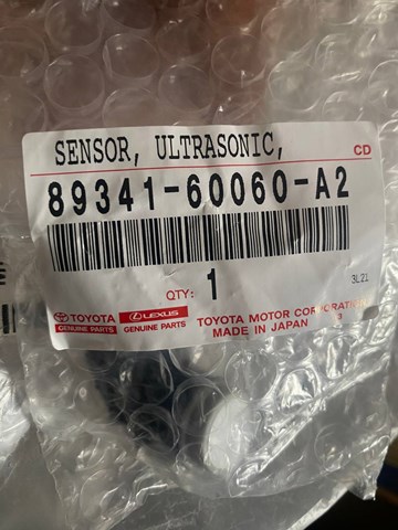 Comprar 8934160060A2 Toyota Sensor de aparcamiento trasero lateral