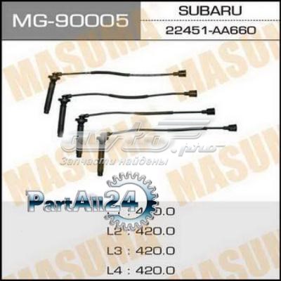 MG90005 Masuma cable de encendido, cilindro №1, 3