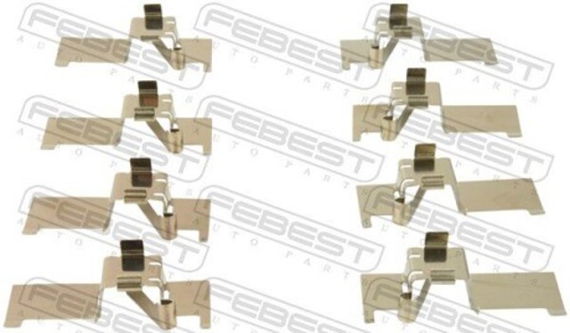 0494733260 Toyota Juego de resortes de sujeción de pastillas de freno delanteras