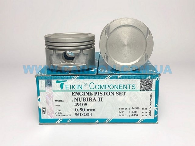 49105050 Teikin juego de piston para motor, 2da reparación (+ 0,50)