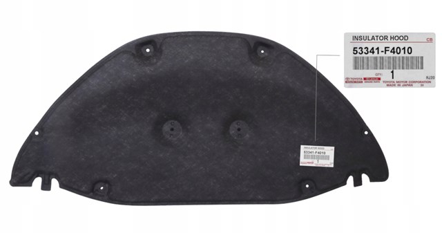 Aislante de capot Toyota C-HR 