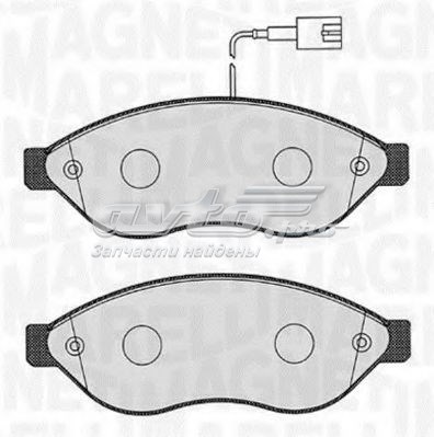 Pastillas de freno delanteras MAGNETI MARELLI 363916060189