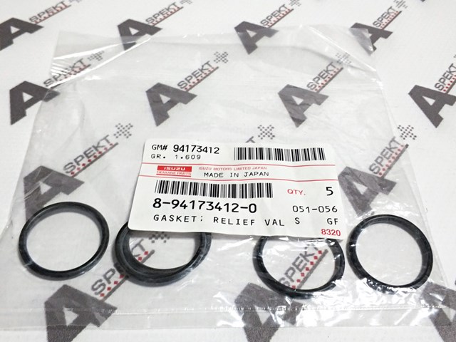 Anillo de estanqueidad del sistema de refrigeración 8941734120 Isuzu