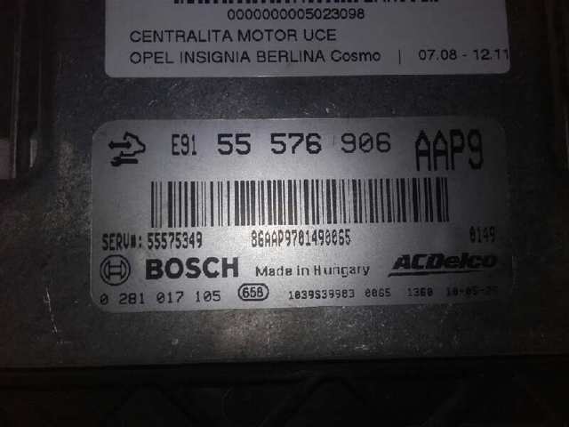Módulo de control del motor Opel 0281017105