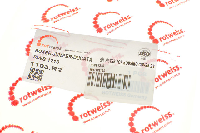 Tapa del filtro de aceite Rotweiss RWS1216 precio, desde 9,56 EUR