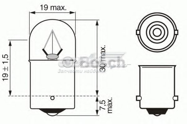 Bombilla BOSCH 1987302506