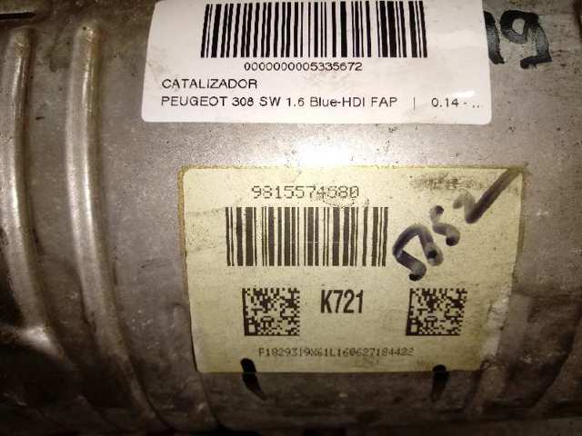 Comprar 9815574580 Peugeot/Citroen Catalizador