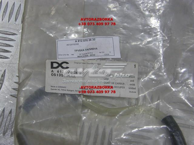 A6120702632 Mercedes Tubo flexible, combustible de fuga 