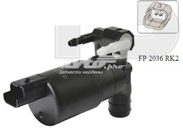 Comprar FP2036RK2 FPS Bomba de agua limpiaparabrisas, delantera