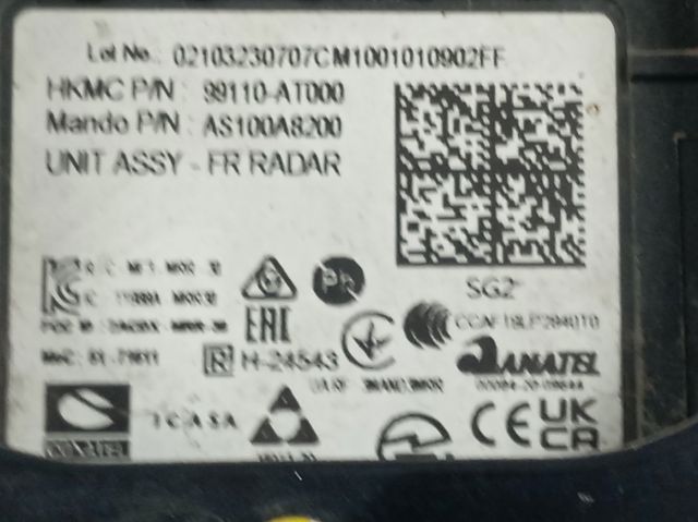 Sensor de distancia por radar Hyundai/Kia 99110AT000 precio, desde 184,40 EUR