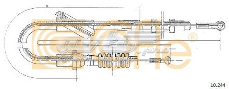 10.244 Cofle cable de embrague