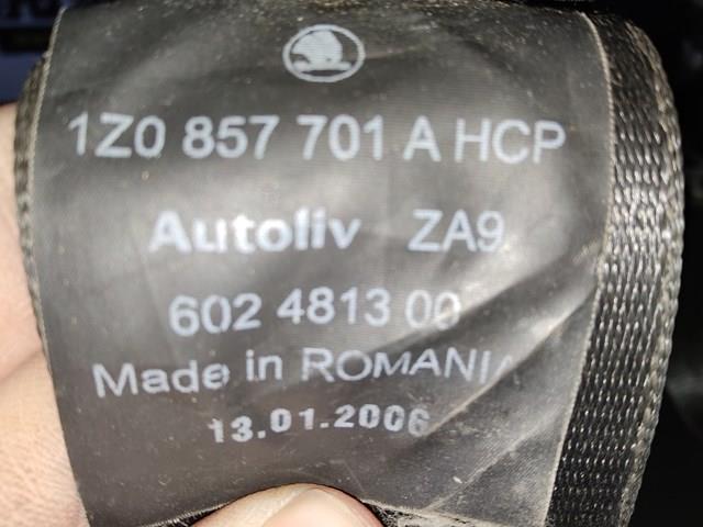 1Z0857701A VAG Cinturón de seguridad delantero izquierdo