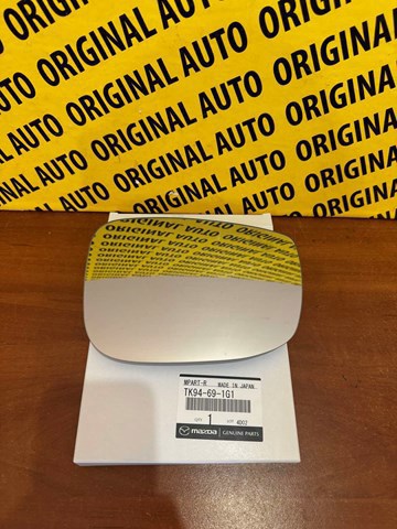 Cristal de espejo retrovisor derecho TK94691G1 Mazda